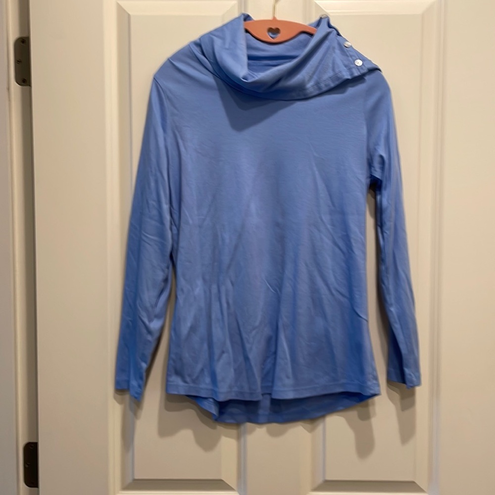 LL Bean Cowl Neck Blouse